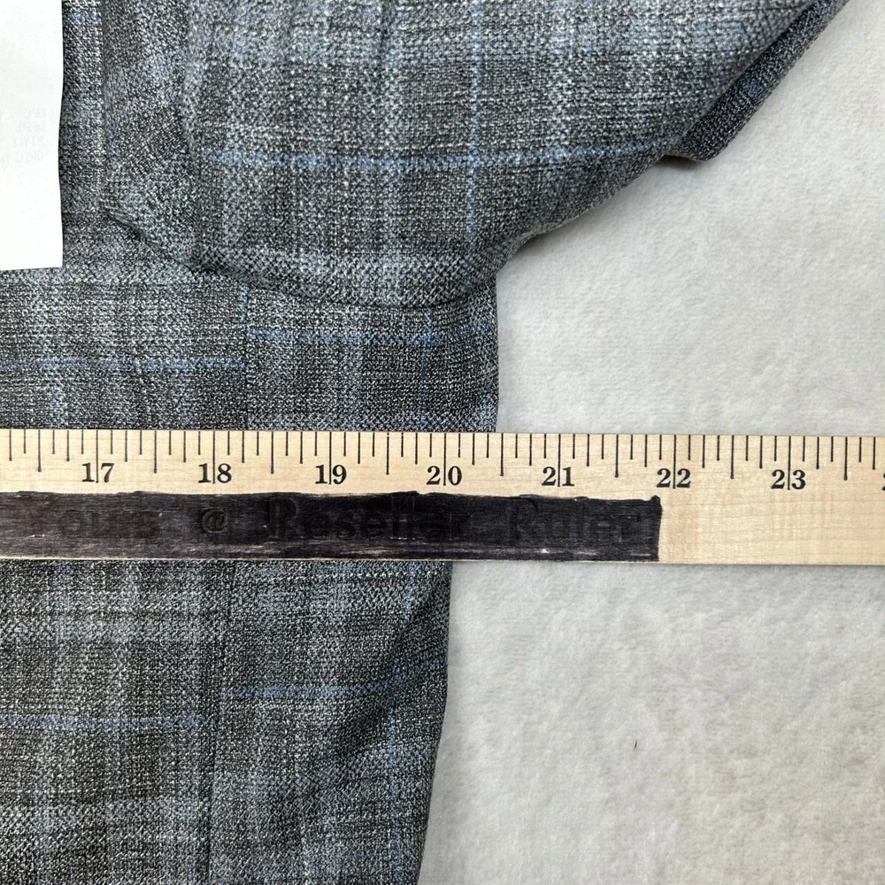 Tommy Hilfiger Modern-Fit Sport Coat Mens 40R 40 Gray Plaid $295‎ NEW